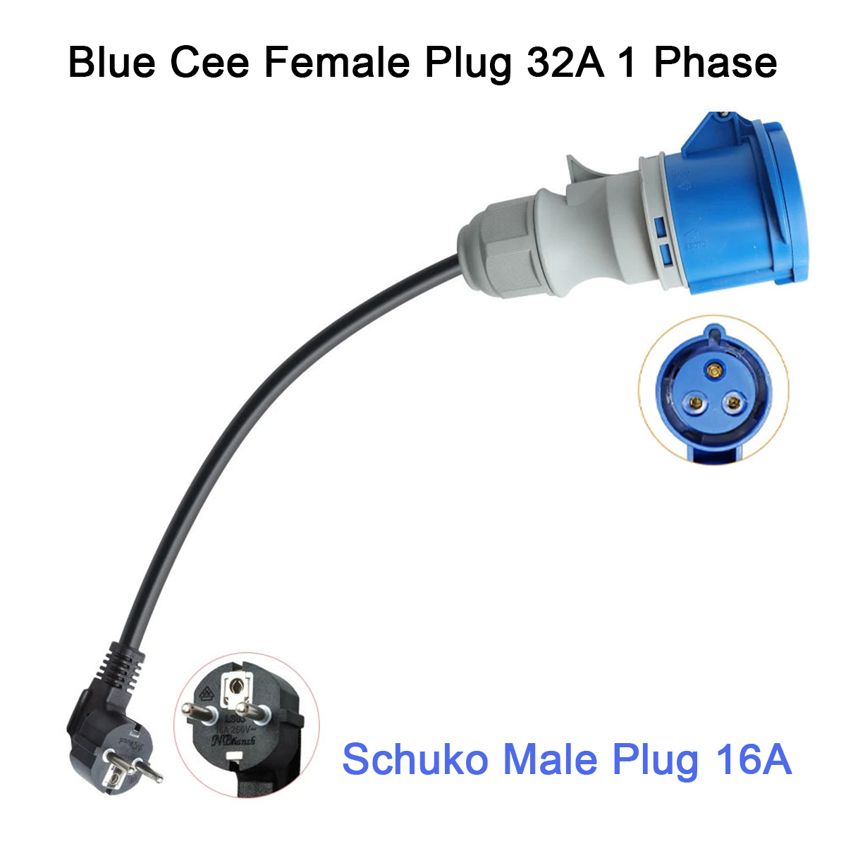 NTO Blue CEE Female Power Plug - огляд і ціна Ev Charger Adapter