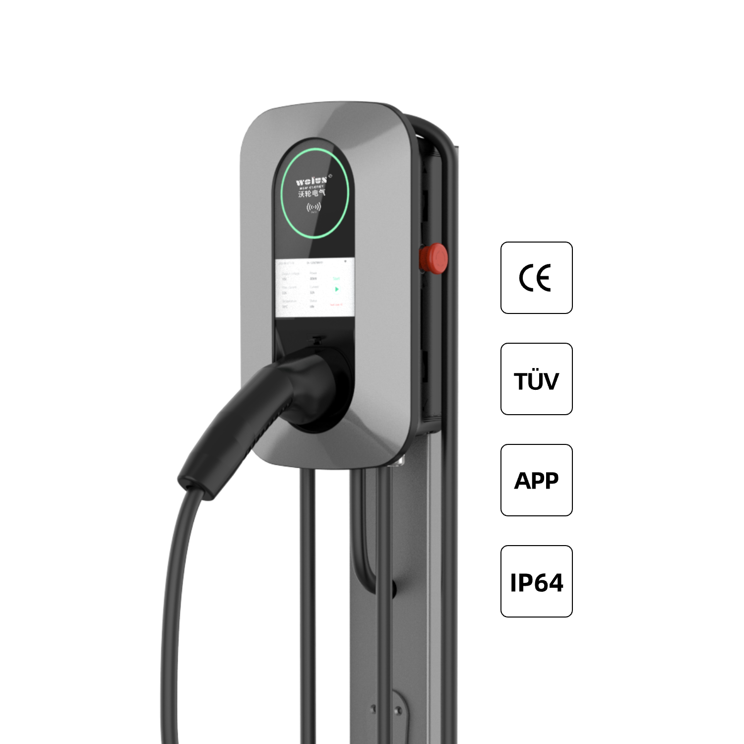 22kW AC Home Charging Pile Ev  - огляд і ціна Ev Charging Pile