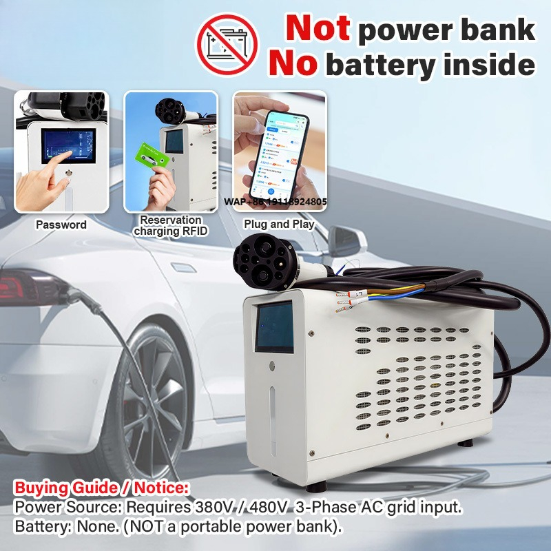 Manufacturer Wholesale 480V 3  - огляд і ціна Portable Ev Charger