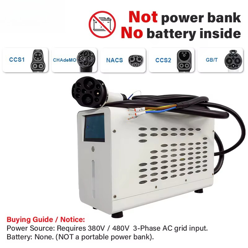 Manufacturer Wholesale 480V 3  - огляд і ціна Portable Ev Charger