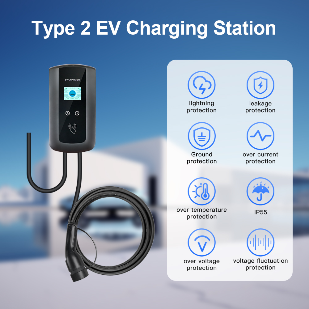 Kolanky 32A 7.2/22KW EV Chargi - огляд і ціна Home Ev Charger