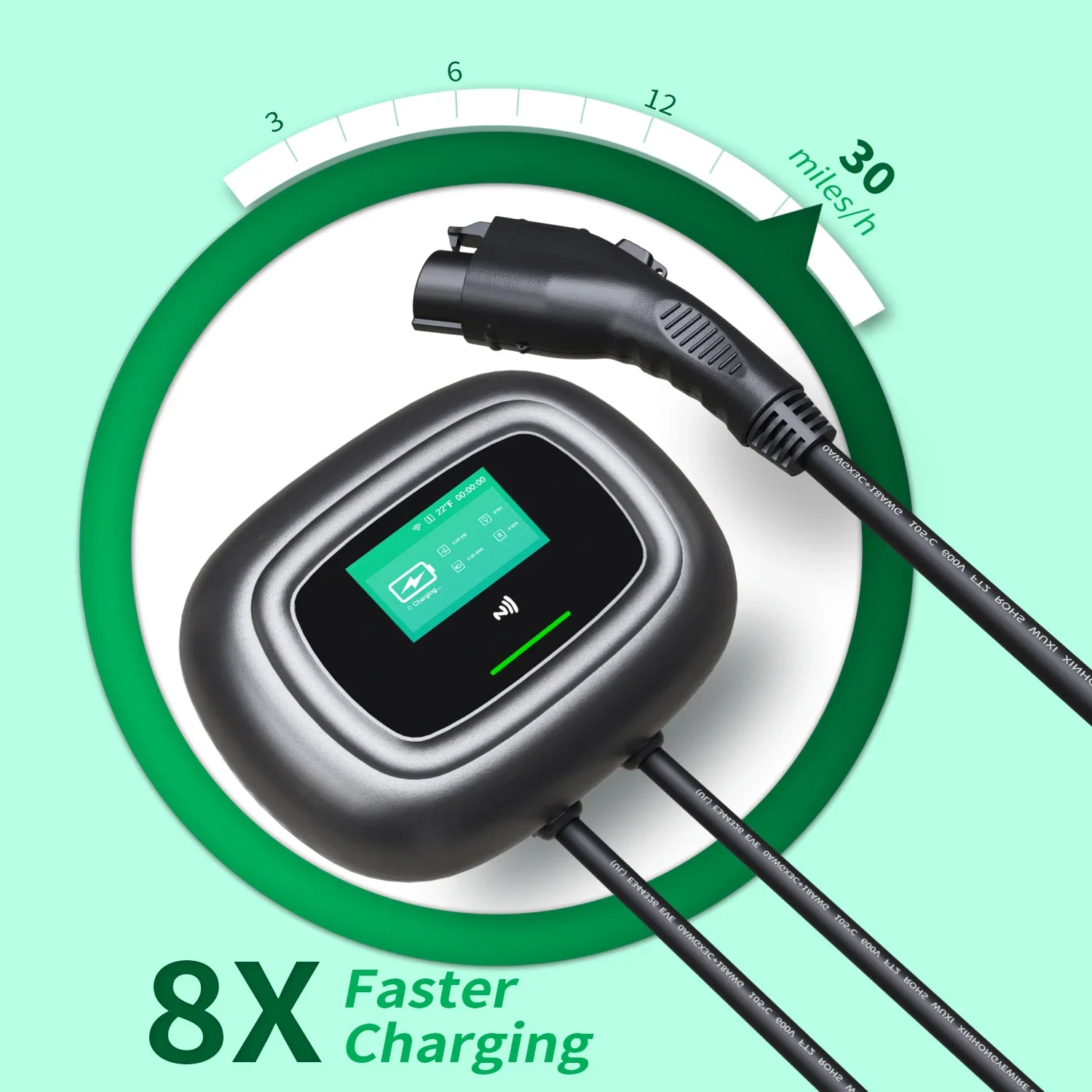 NEW Khons Wall-Mounted Electri - огляд і ціна Fast Ev Charger