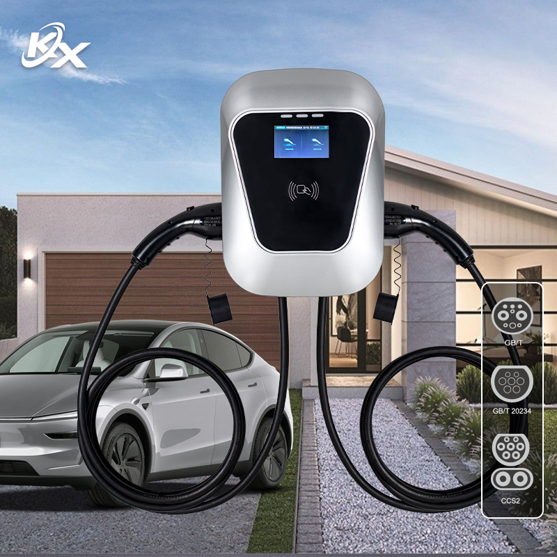 14kW Dual Wall-Mounted EV Char - огляд і ціна Type 2 Charger
